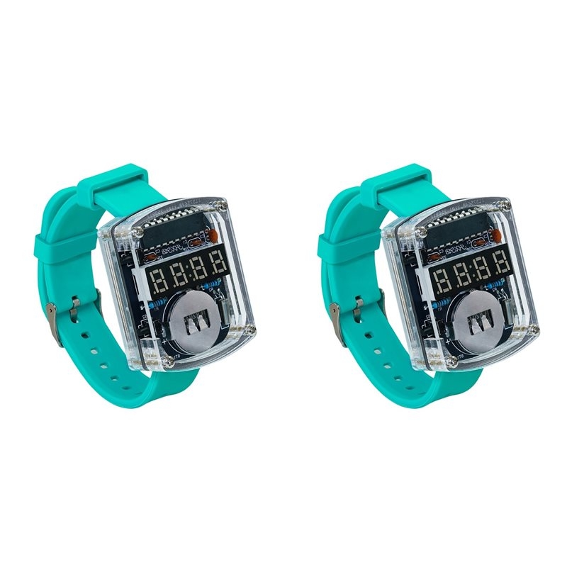 Diy Electronics Watch - 2X DIY Watch LED Watch Electronic
