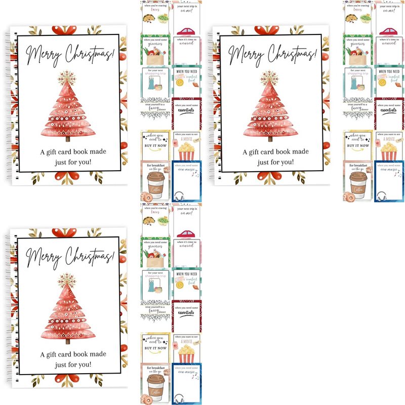 Diy Electronics Book - 【ELECTRONIC-ACCESSORIES】3X Christmas,Gift Card Book For Christmas