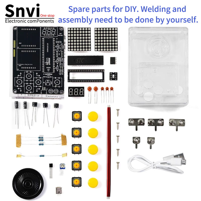 Diy Electronics Game - Snvi DIY Pixel Game Console Kit