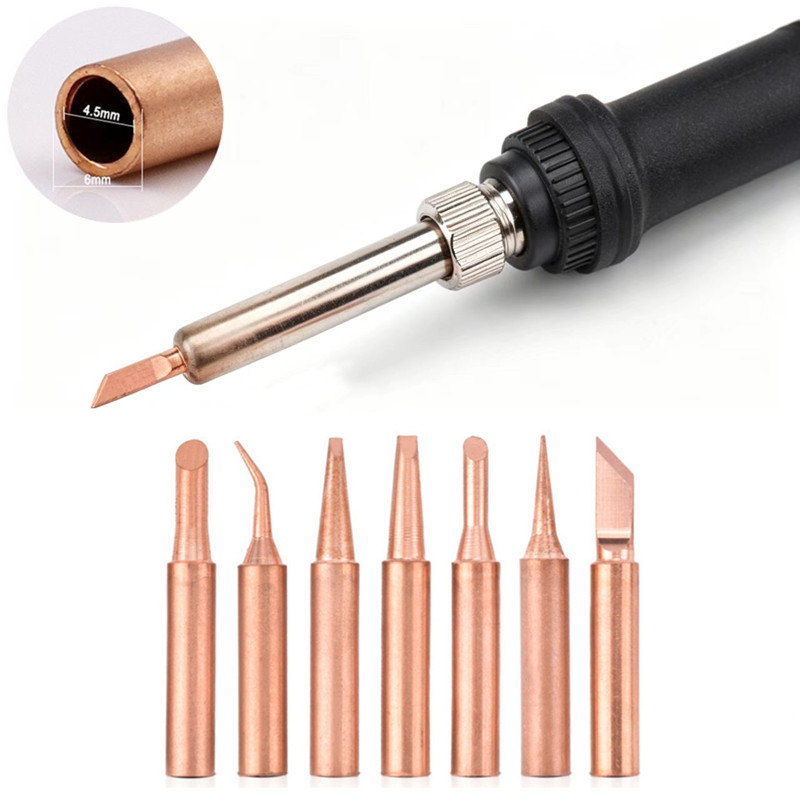 5Pcs Pure Copper Soldering Iro - Diy Electronics Bench review and price