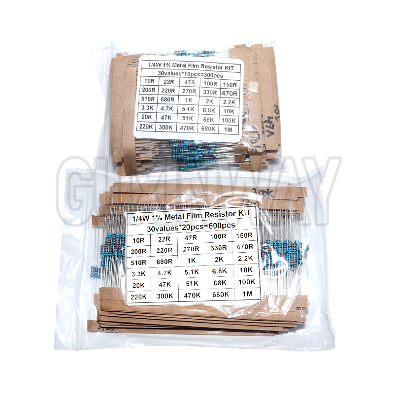 1/4W 1% Metal Film Resistor KI - Resistor Kit 1 4W review and price