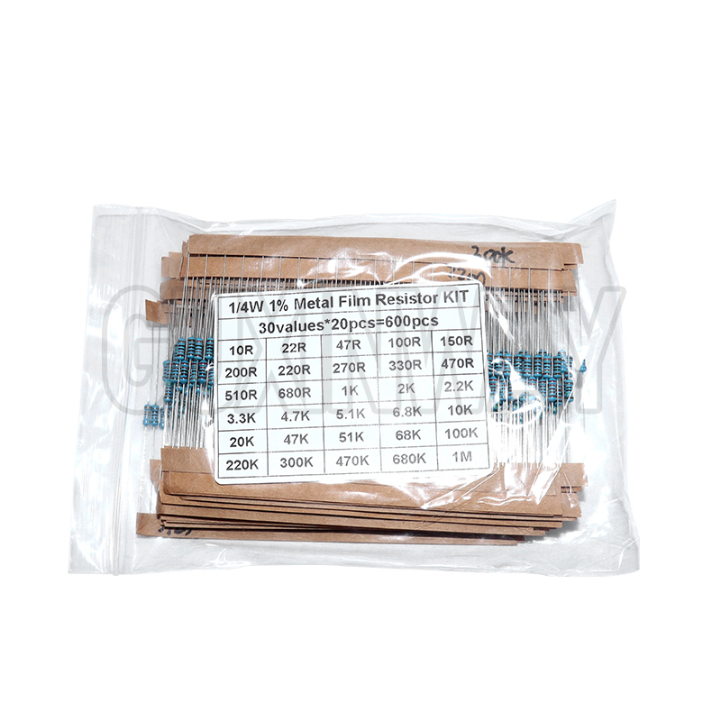 1/4W 1% Metal Film Resistor KI - Resistor Kit 1 4W review and price