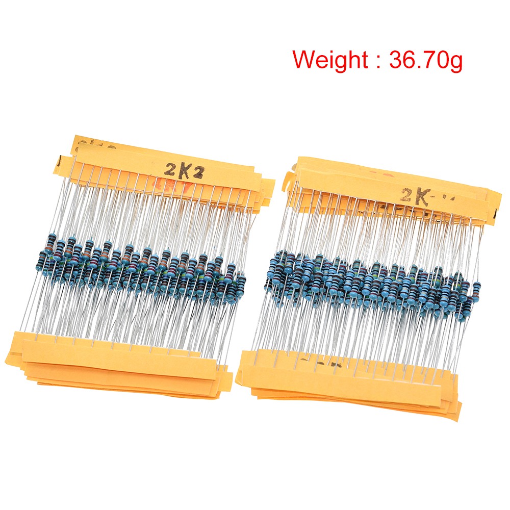 TZT 1Pack 300Pcs 10 -1M Ohm 1/ - Resistor Kit 1 4W review and price