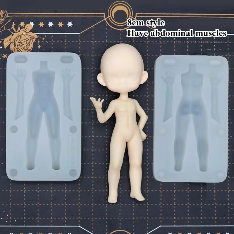 6cm/8cm Q Version of Man Body  - Diy Q review and price