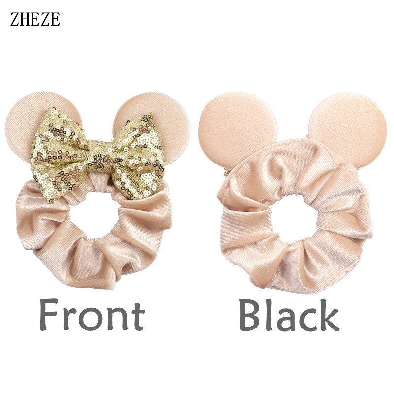 1pc Mouse Ears Hair Scrunchies - Diy Mouse Electronics review and price