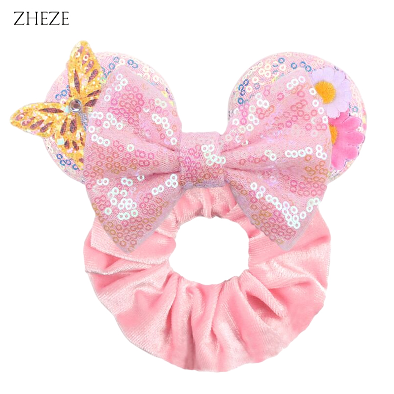 1pc Mouse Ears Hair Scrunchies - Diy Mouse Electronics review and price