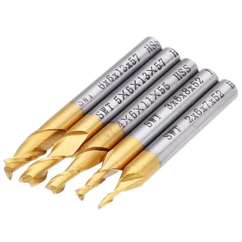 5Pcs 2 Flute End Milling Cutte - Diy Cnc Router Electronics review and price