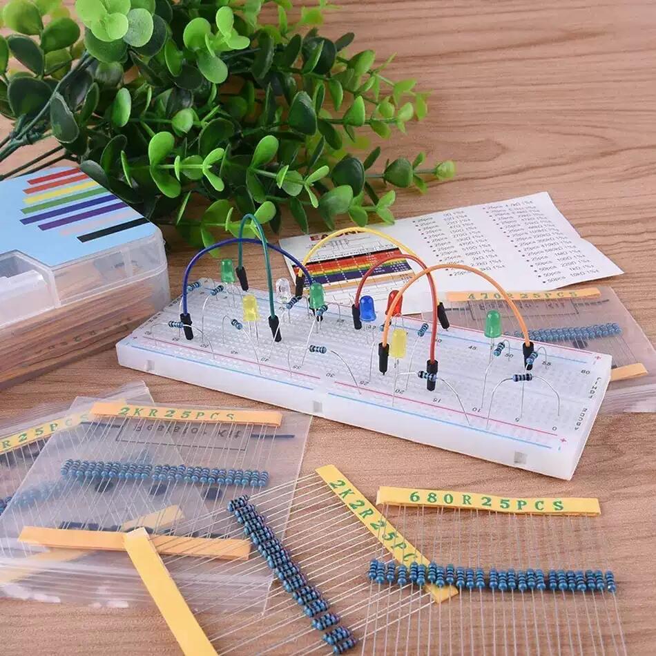 300PCS 1/4W Metal Film Resisto - Resistor Kit 1 4W review and price