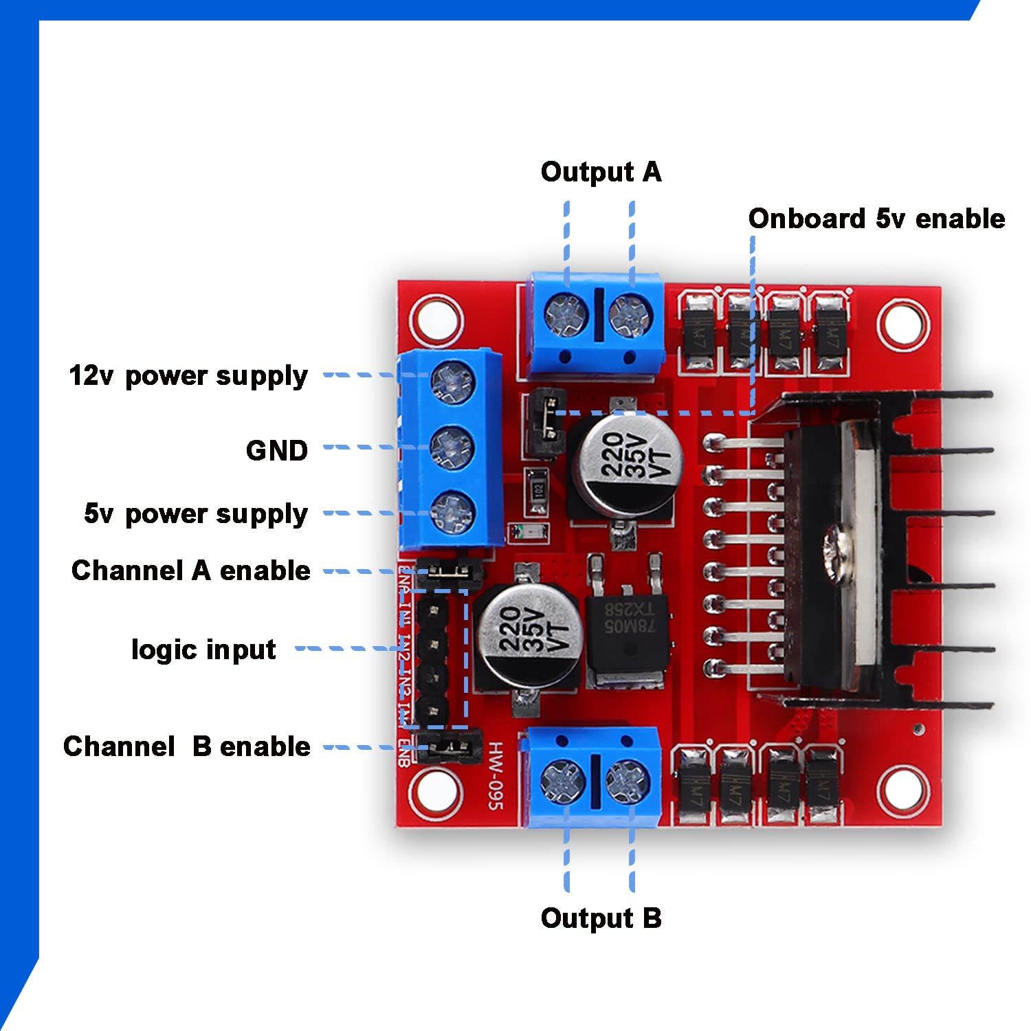 L298N Motor Drive Controller B - L298N Motor Driver review and price