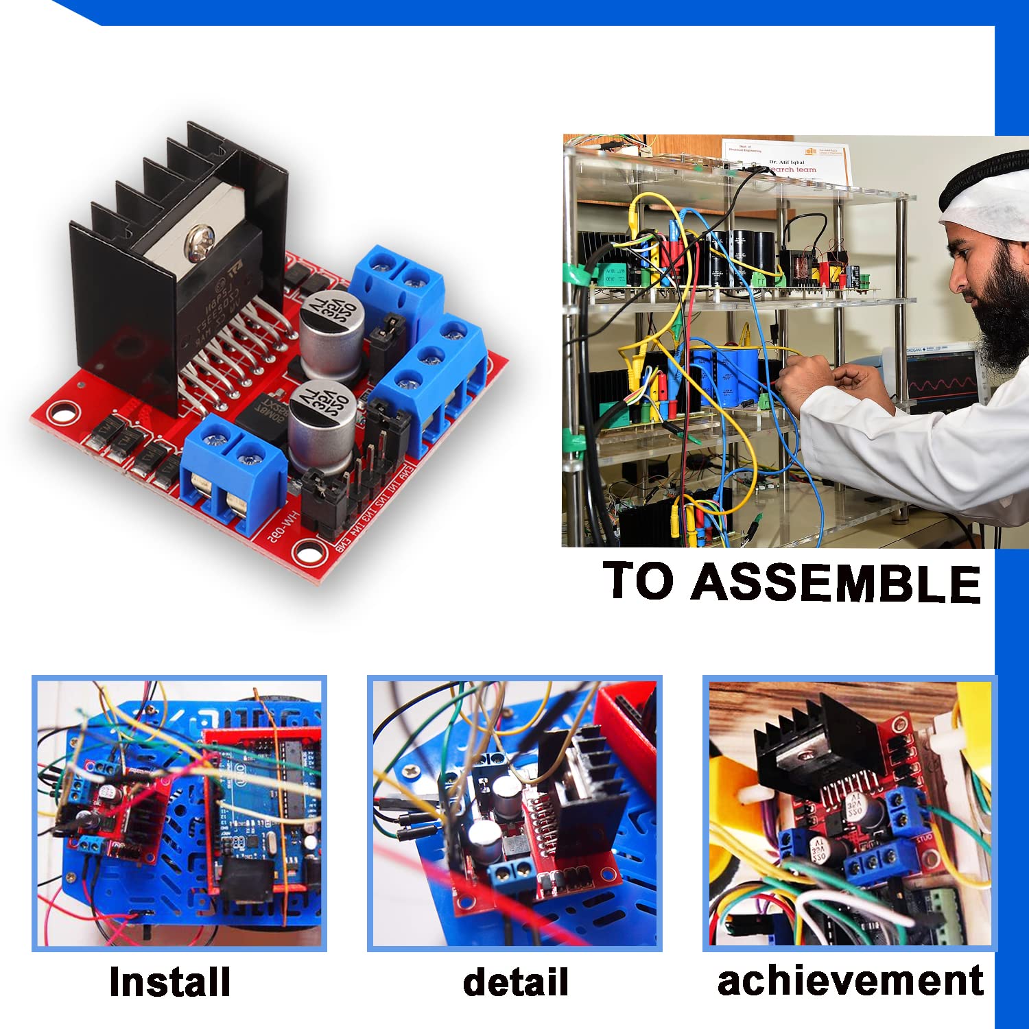 L298N Motor Drive Controller B - L298N Motor Driver review and price