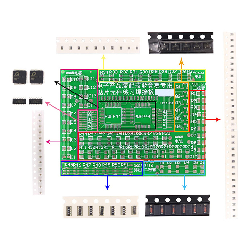 Soldering Practice Four-Piece  - Diy Electronics Basics review and price