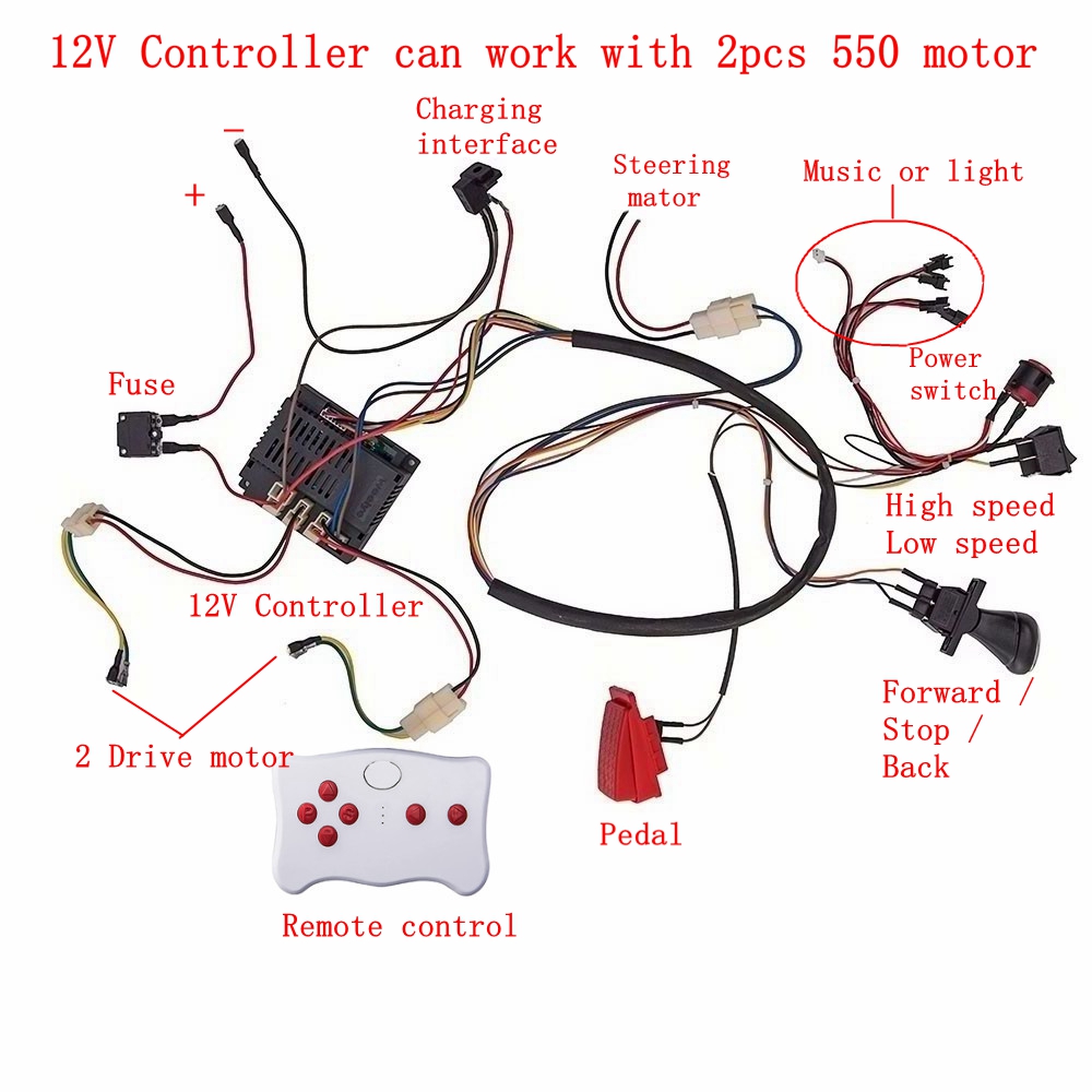 Child electric car DIY modifie - Diy Electronics Button review and price