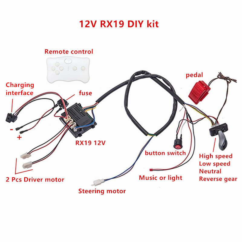 Child electric car DIY modifie - Diy Electronics Button review and price