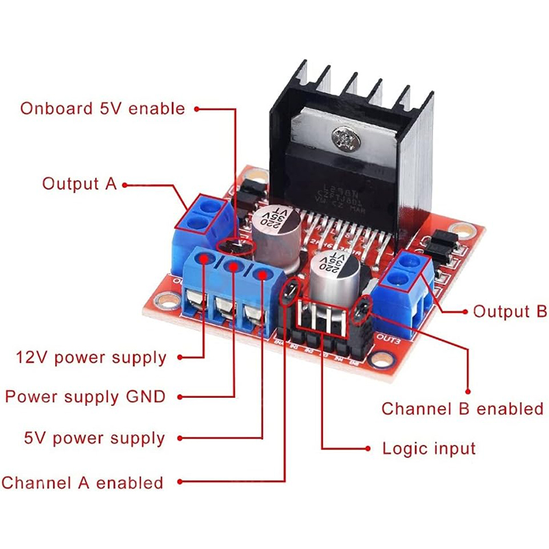L298N driver board module L298 - L298N Motor Driver review and price
