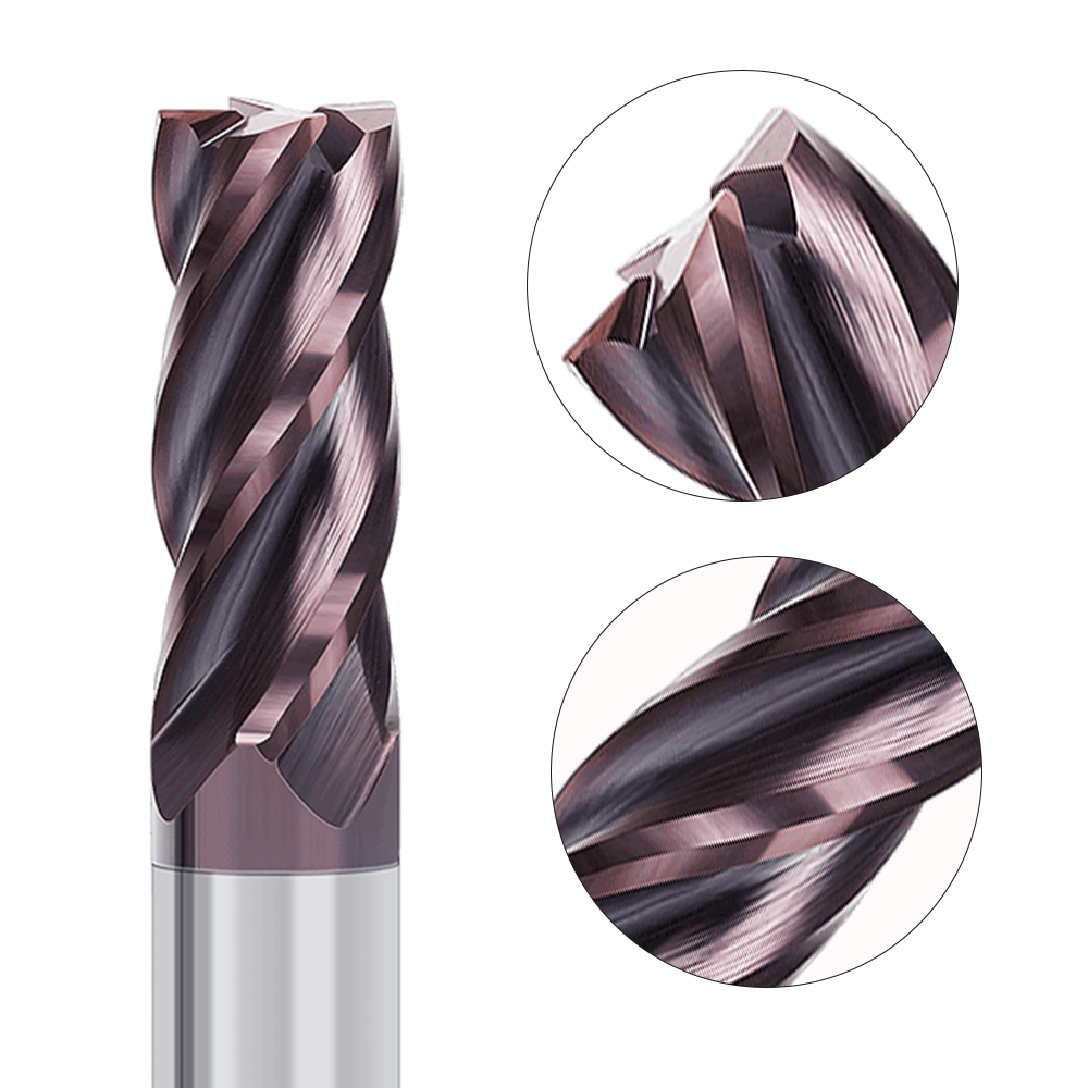 HRC58 Solid Carbide End Mill 4 - Diy Cnc Router Electronics review and price