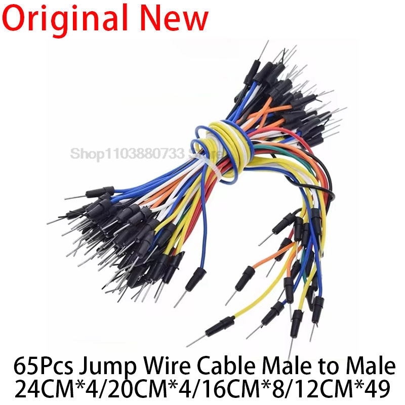 65Pcs/lot Jump Wires Cable Fle - Diy Electronics Load Cell review and price