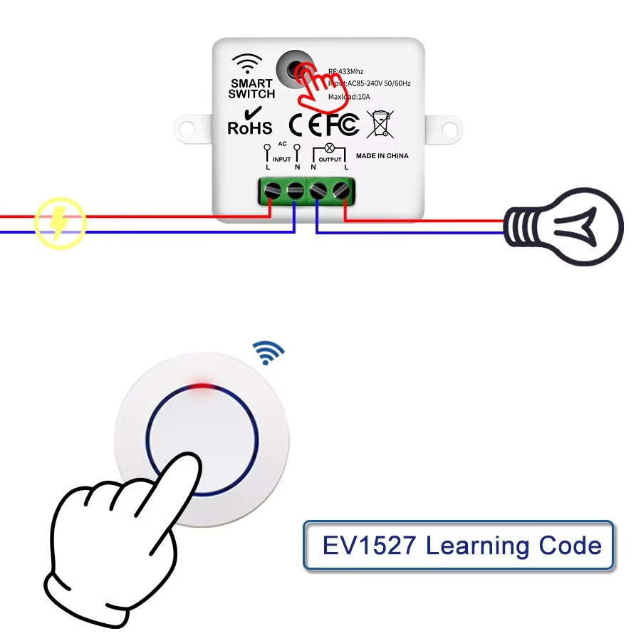 RF 433MHz Wireless Remote Cont - Diy Electronics Button review and price
