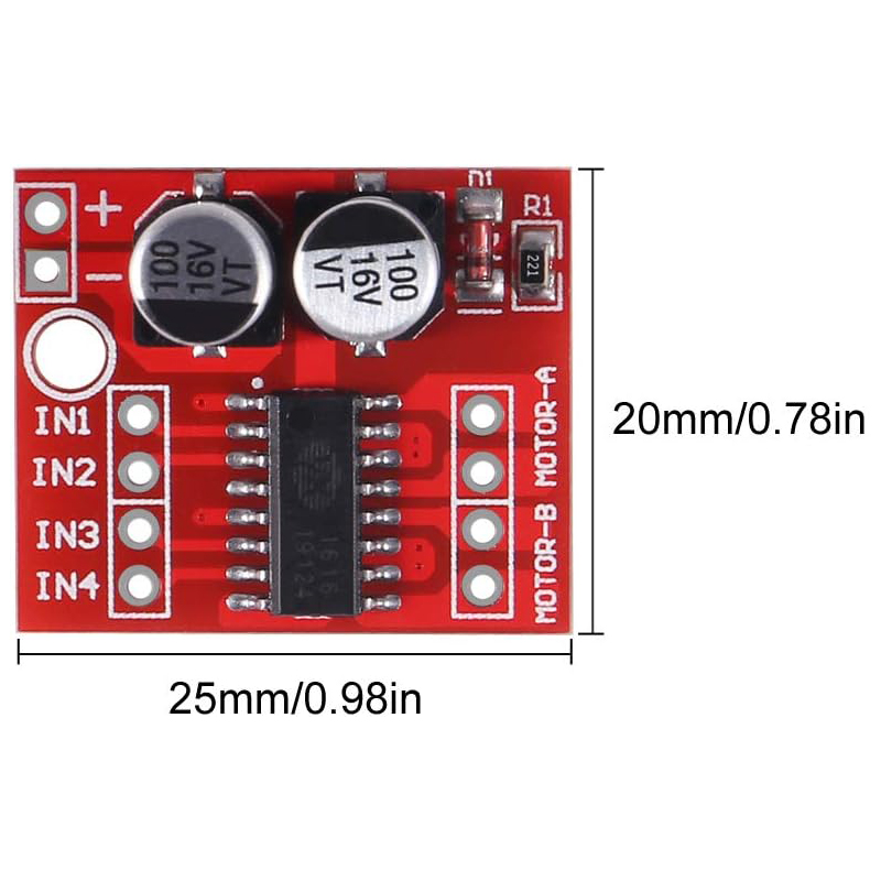 10PCS L298N Mini DC Motor Driv - L298N Motor Driver review and price