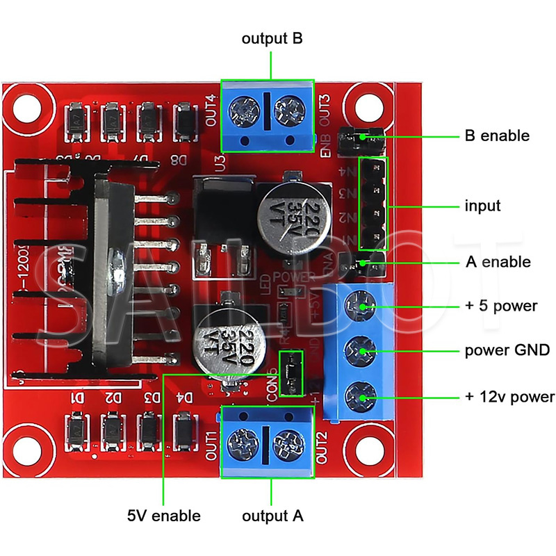 1/5/10PCS L298N DC Motor Drive - L298N Motor Driver review and price