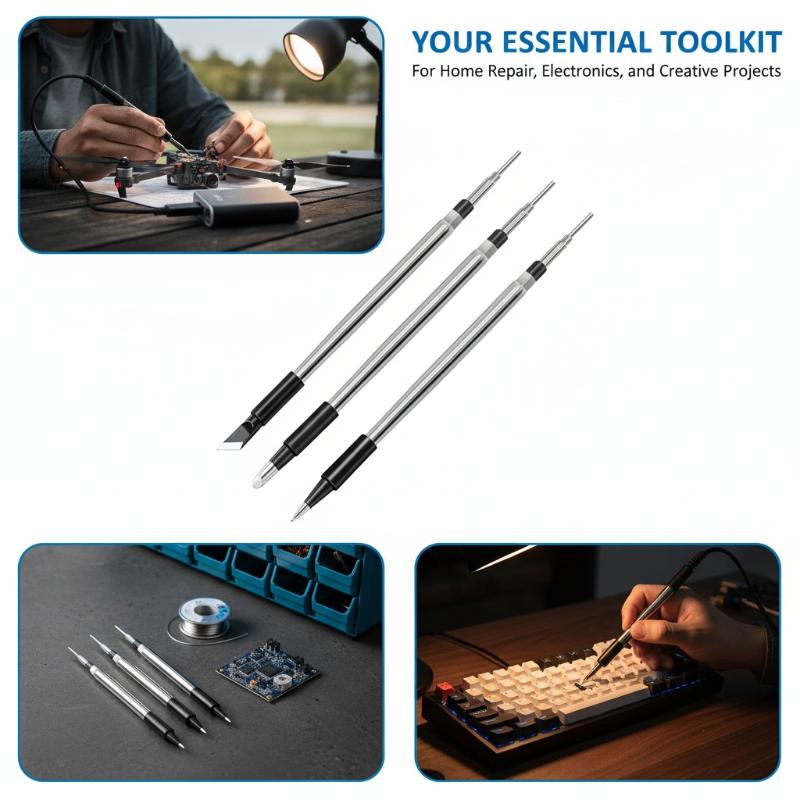 3Pcs Mini Soldering Iron Repla - Diy Electronics Bench review and price