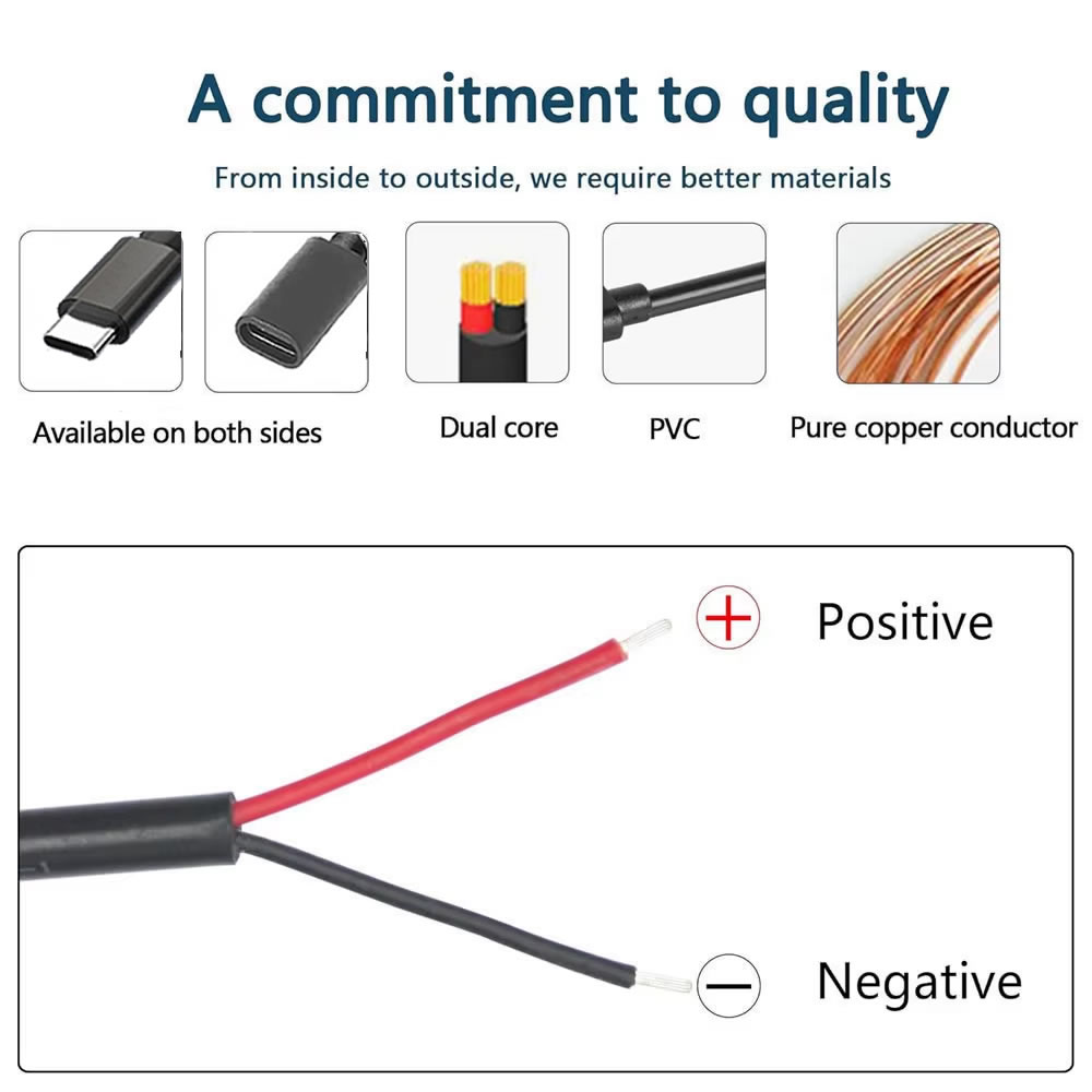DC 2 Pin Power Cable USB and T - Diy Electronics Music review and price