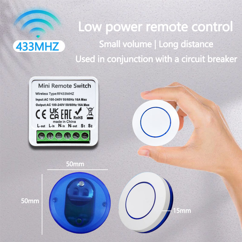 433HMz Wireless Light Switch 1 - Diy Electronics Button review and price