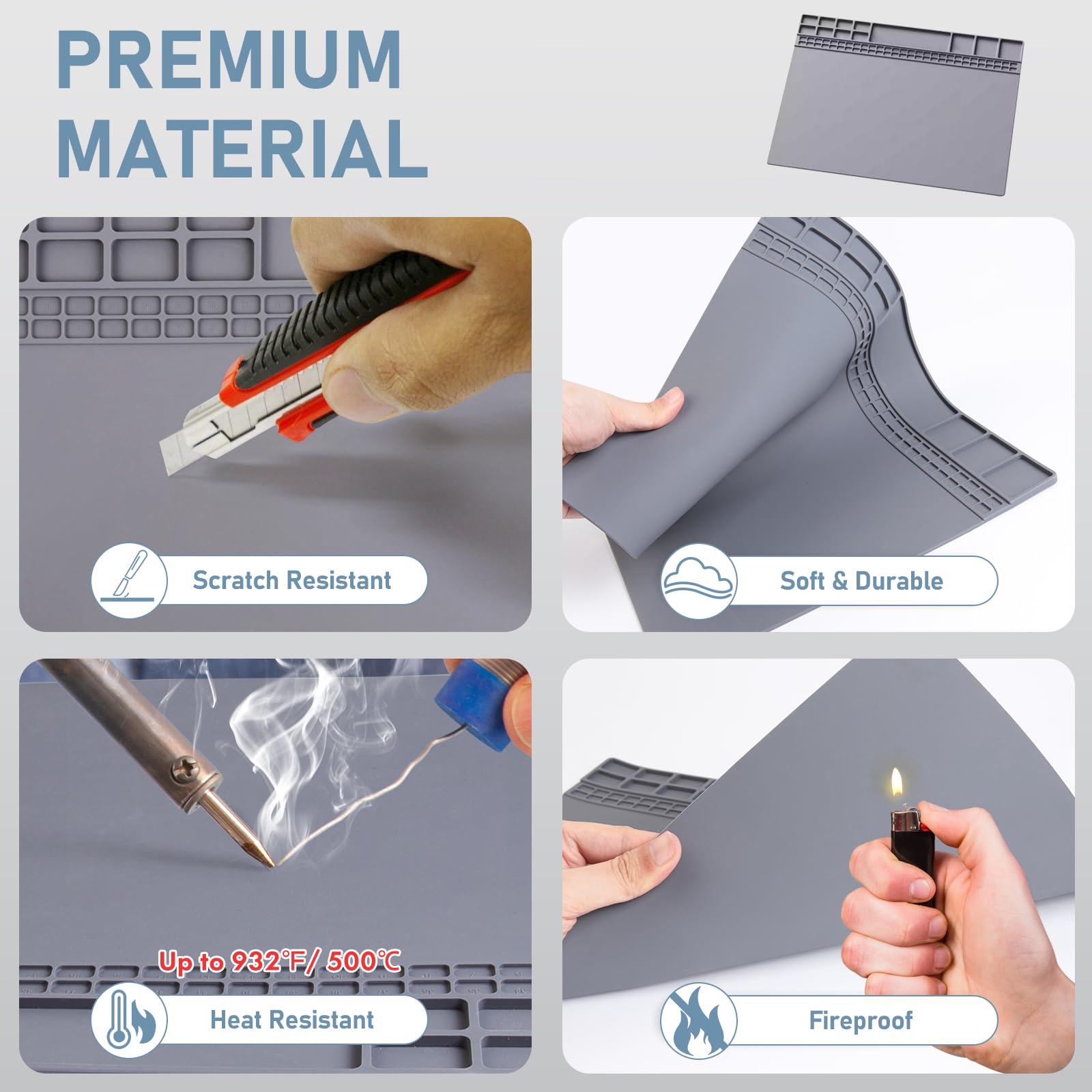 Magnetic Silicone Solder Pad 5 - Diy Electronics Watch review and price