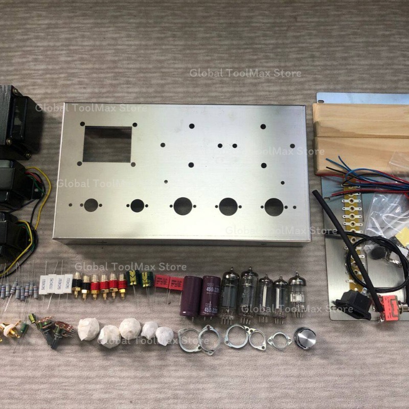 6P1 tube amplifier kit, finish - Diy Audio Electronics Kit review and price