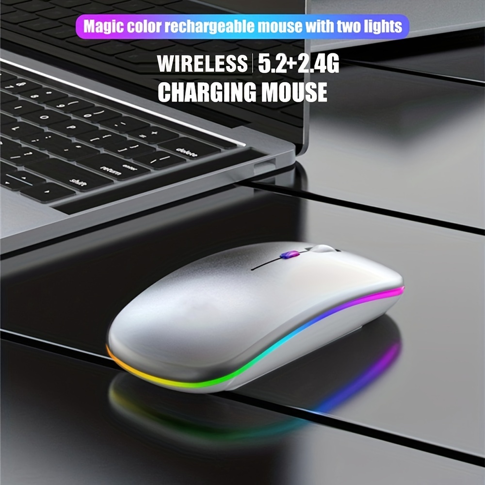 Wireless Mouse RGB Rechargeabl - Diy Mouse Electronics review and price