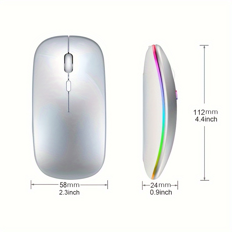 Wireless Mouse RGB Rechargeabl - Diy Mouse Electronics review and price