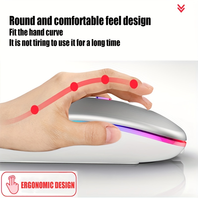 Wireless Mouse RGB Rechargeabl - Diy Mouse Electronics review and price
