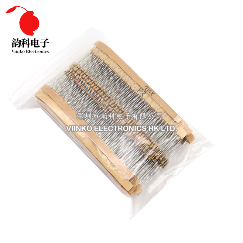 860pcs 1/4W Carbon Film Resist - Resistor Kit 1 4W review and price