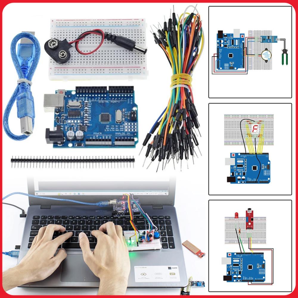 Basic Starter Kit with Breadbo - Diy Electronics Basics review and price
