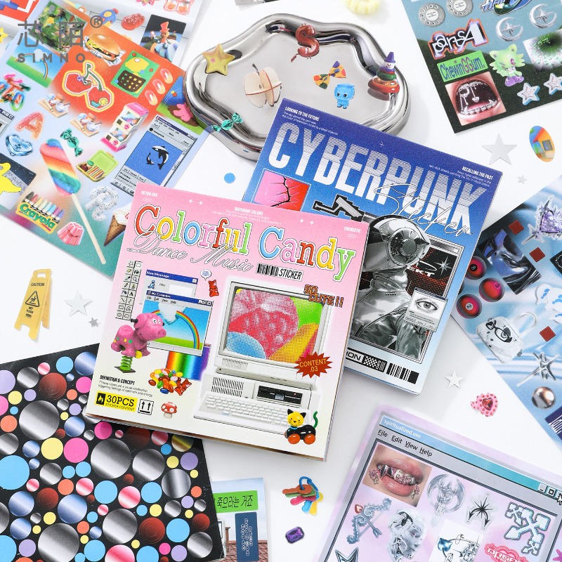 Cyberpunk Theme Die-Cut Sticke - Diy Electronics Book review and price