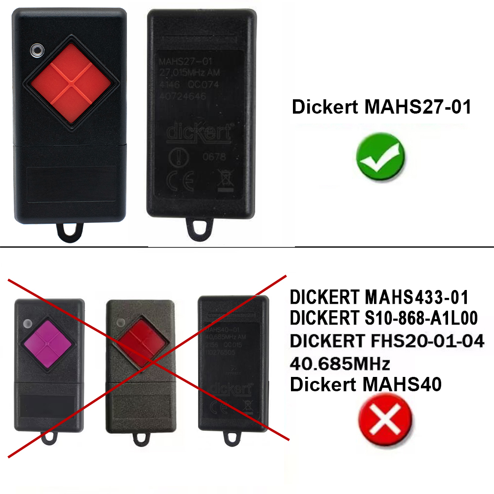 100% Compatible DICKERT 27 mhz - Diy Electronics Button review and price