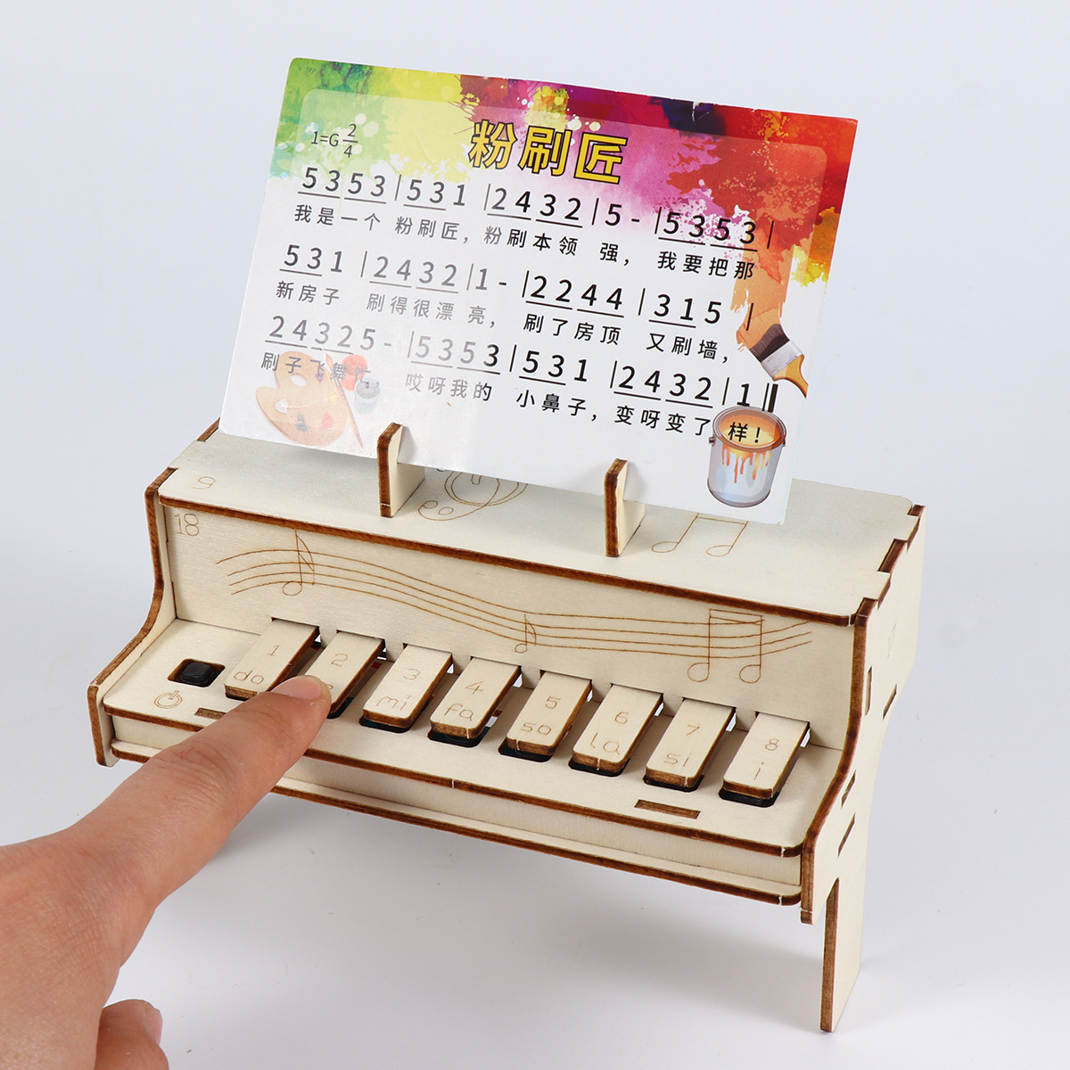 DIY Wooden Electronic Piano Mo - Diy Electronics Music review and price