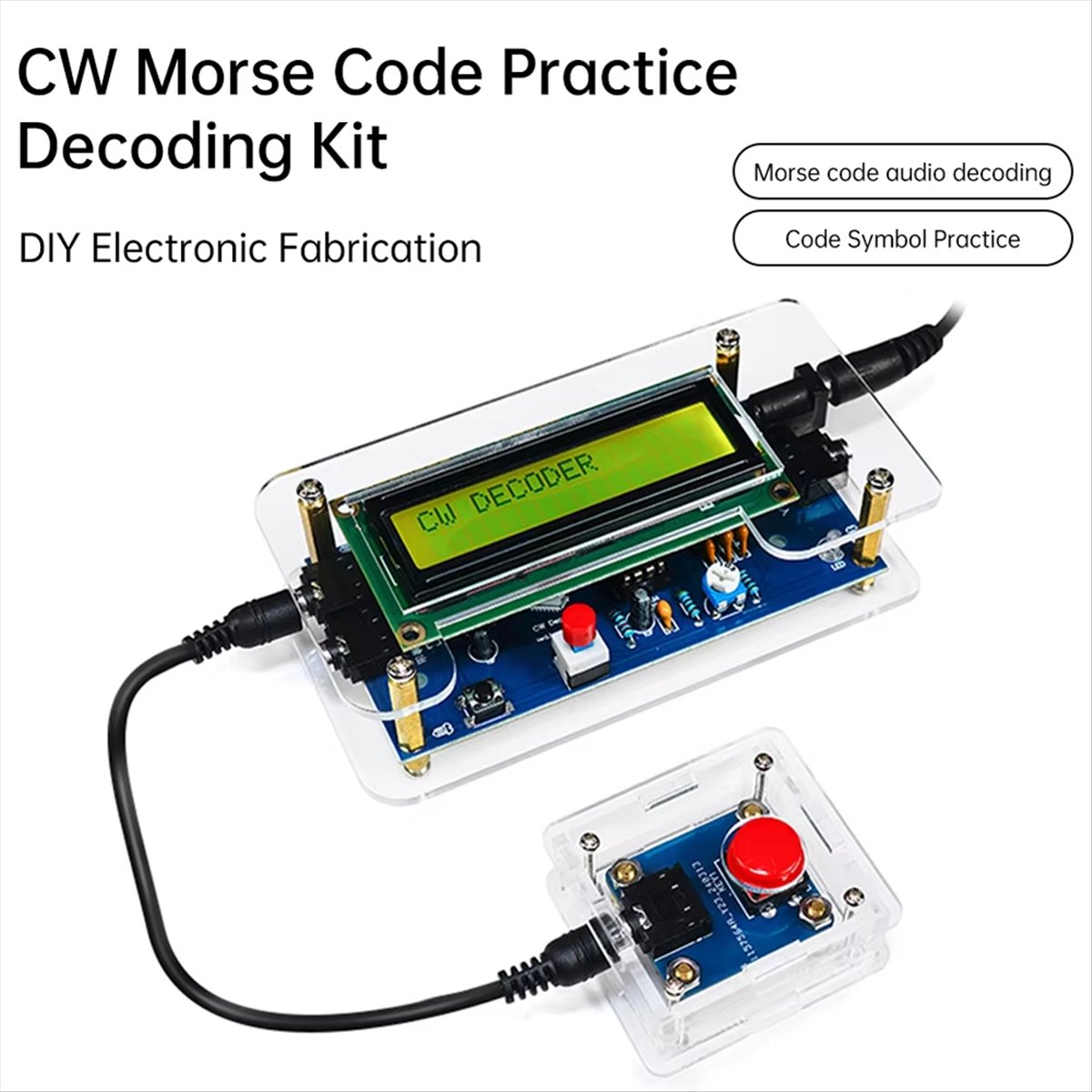 HDL DC9V CW Morse Code Decoder - Diy Audio Electronics Kit review and price