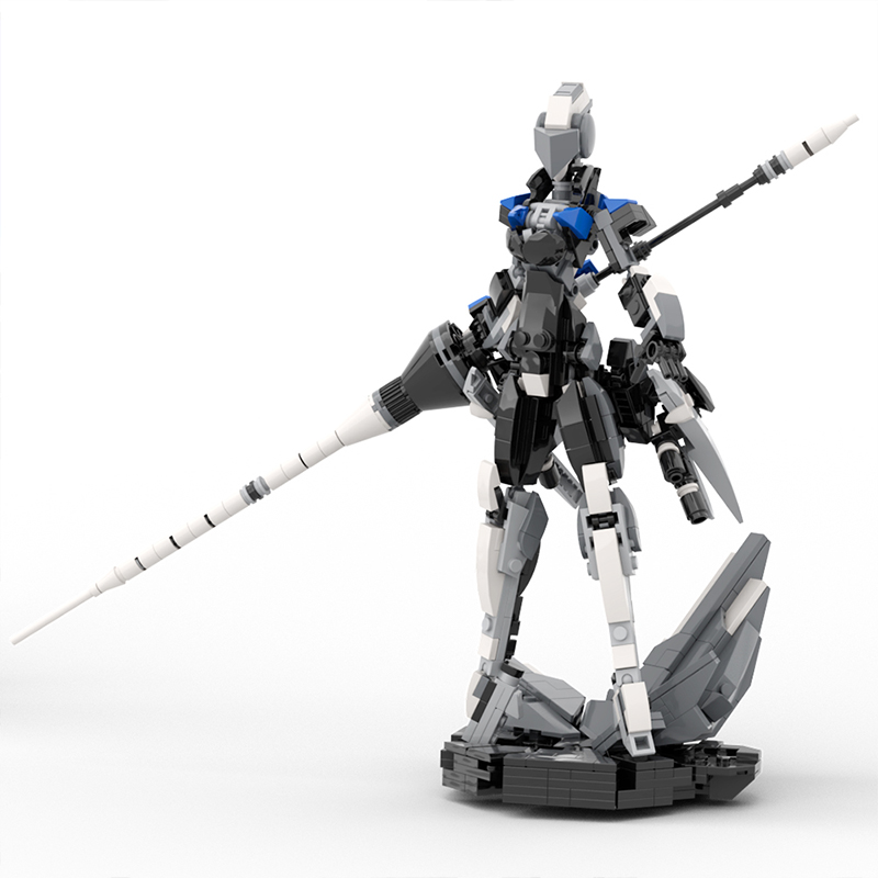 MOC Mech Female Robot Lancer V - Diy Electronics Pdf review and price
