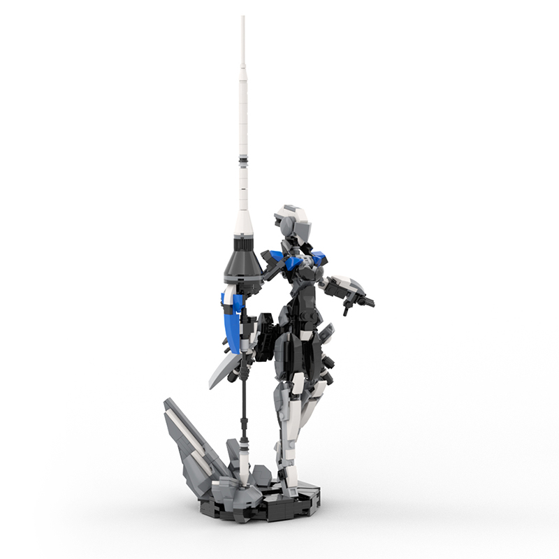 MOC Mech Female Robot Lancer V - Diy Electronics Pdf review and price