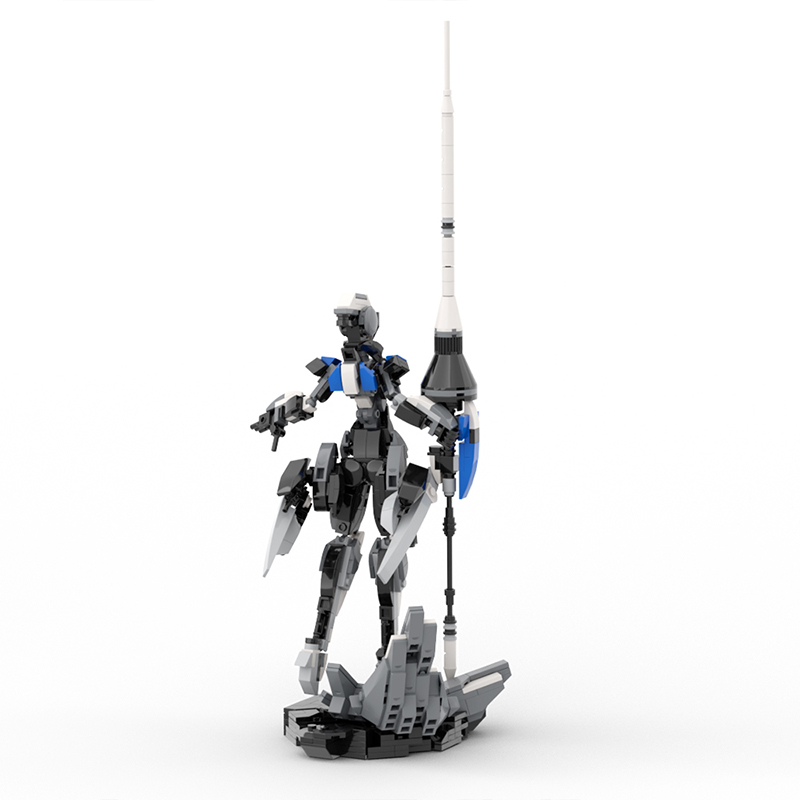 MOC Mech Female Robot Lancer V - Diy Electronics Pdf review and price