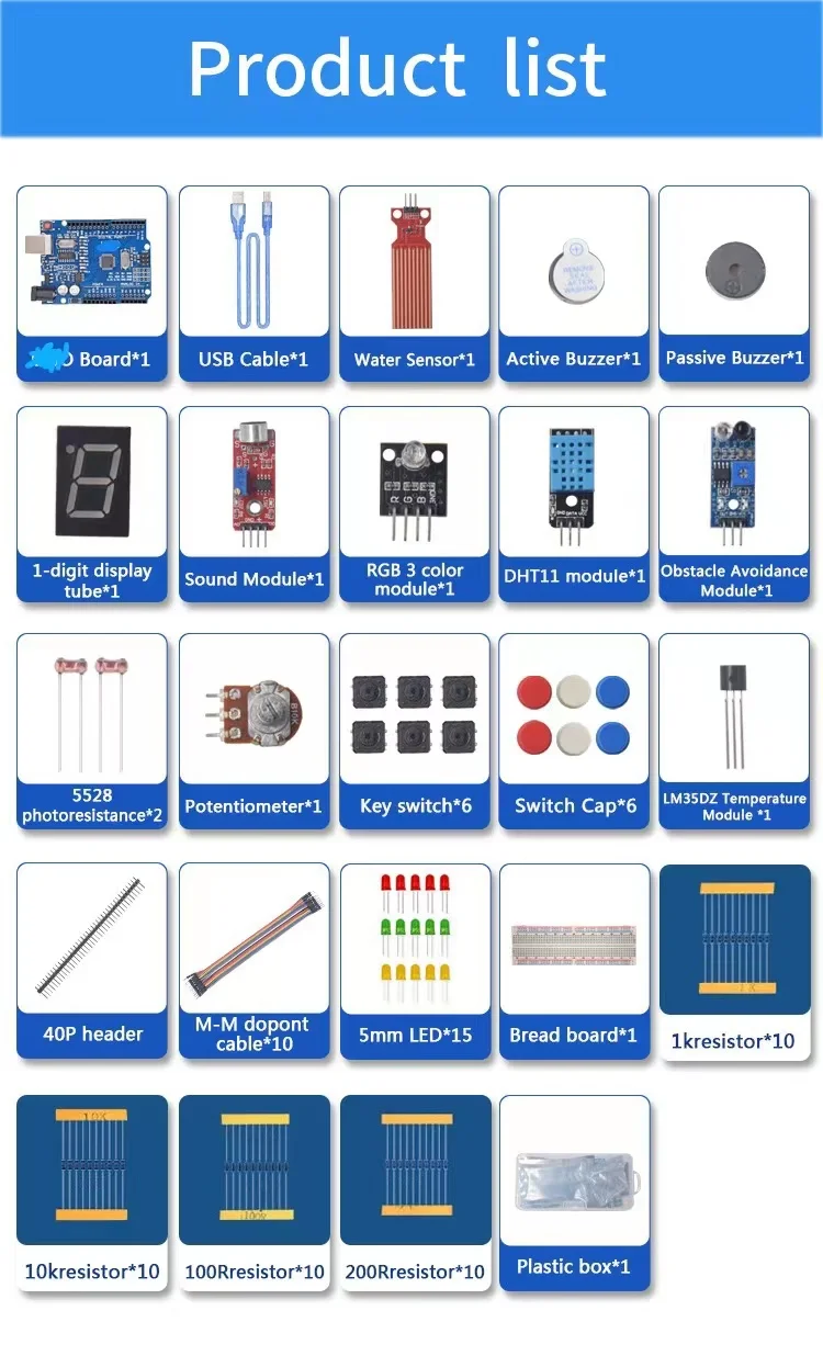 Basic Starter Kit for Arduino  - Diy Electronics Basics review and price