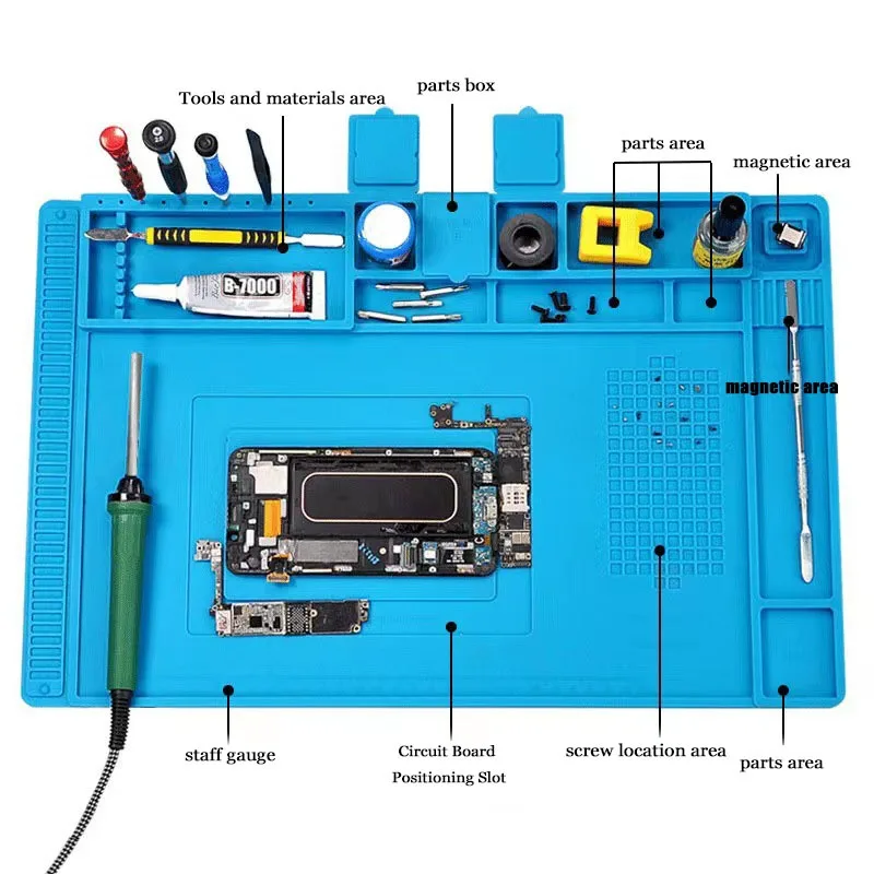 Anti-Static Silicone Soldering - Diy Electronics Workstation review and price