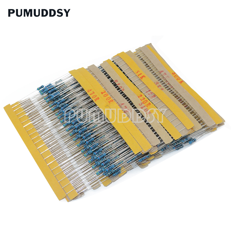 600pcs/set 30 Kinds 1/4W Resis - Resistor Kit 1 4W review and price