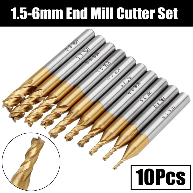 4 Flutes Milling Cutters HSS T - Diy Cnc Router Electronics review and price