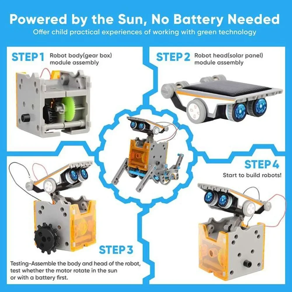 13 in 1 Solar Powered Robot Sc - Diy Electronics Game review and price